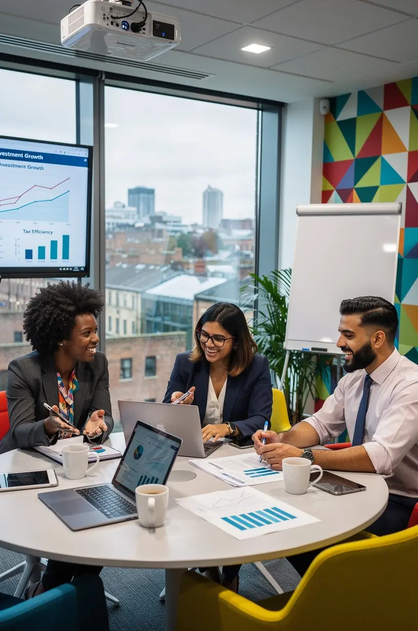 Professional team collaboration